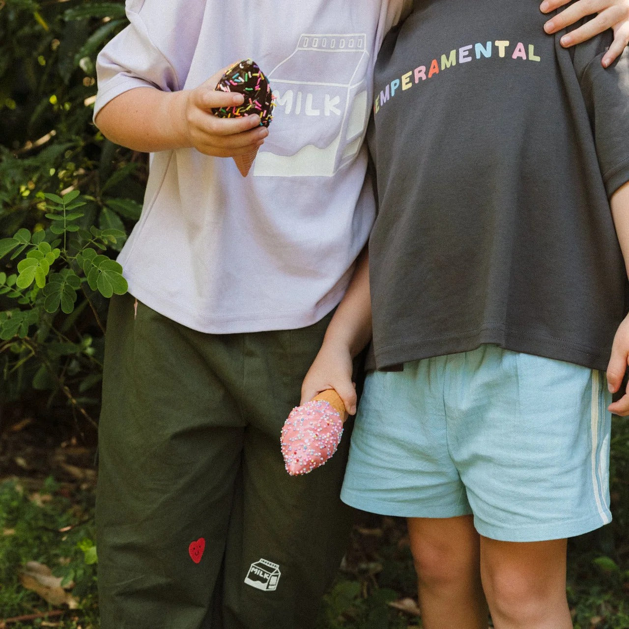 Milk Boxy Tee Lavender