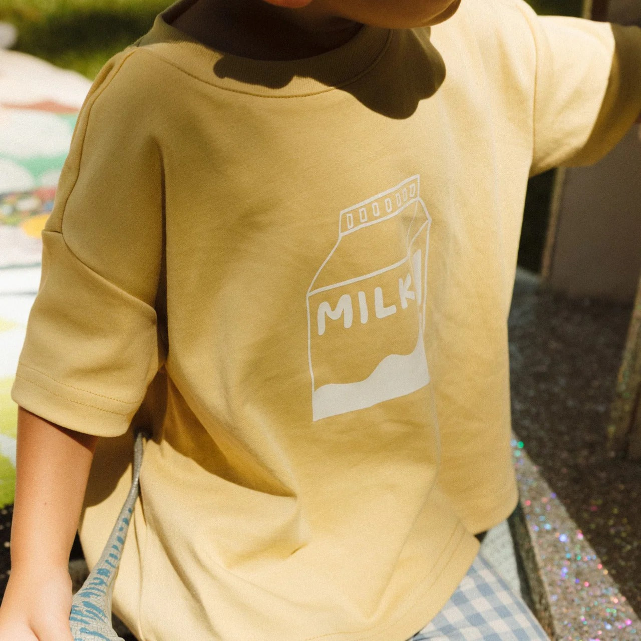 Milk Boxy Tee Mustard