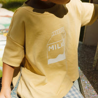 Thumbnail for Milk Boxy Tee Mustard
