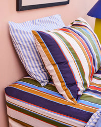 Thumbnail for Nautical Stripe Organic Cotton Pillowcase