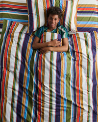 Thumbnail for Nautical Stripe Organic Cotton Quilt Cover