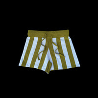 Thumbnail for Vertical Stripe Knit Shorts Ocean & Leaf