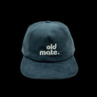 Thumbnail for Old Mate Pinch Front Cord Kids Cap - Teal