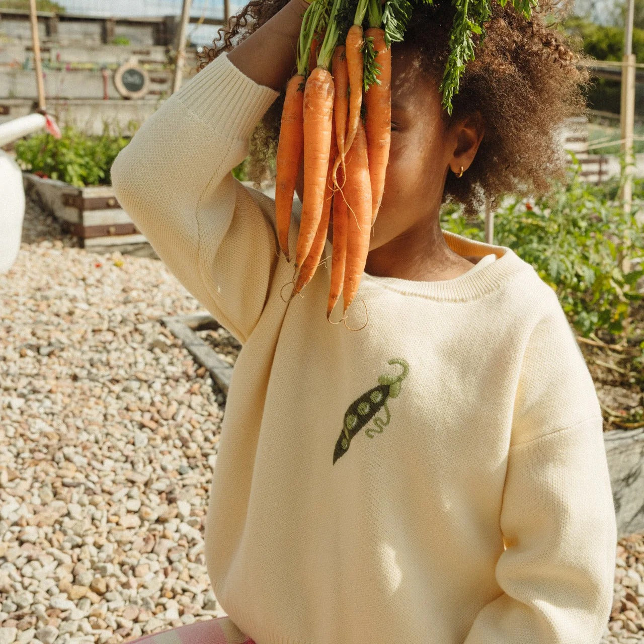 Organic Cotton Pea Pod Knit Jumper