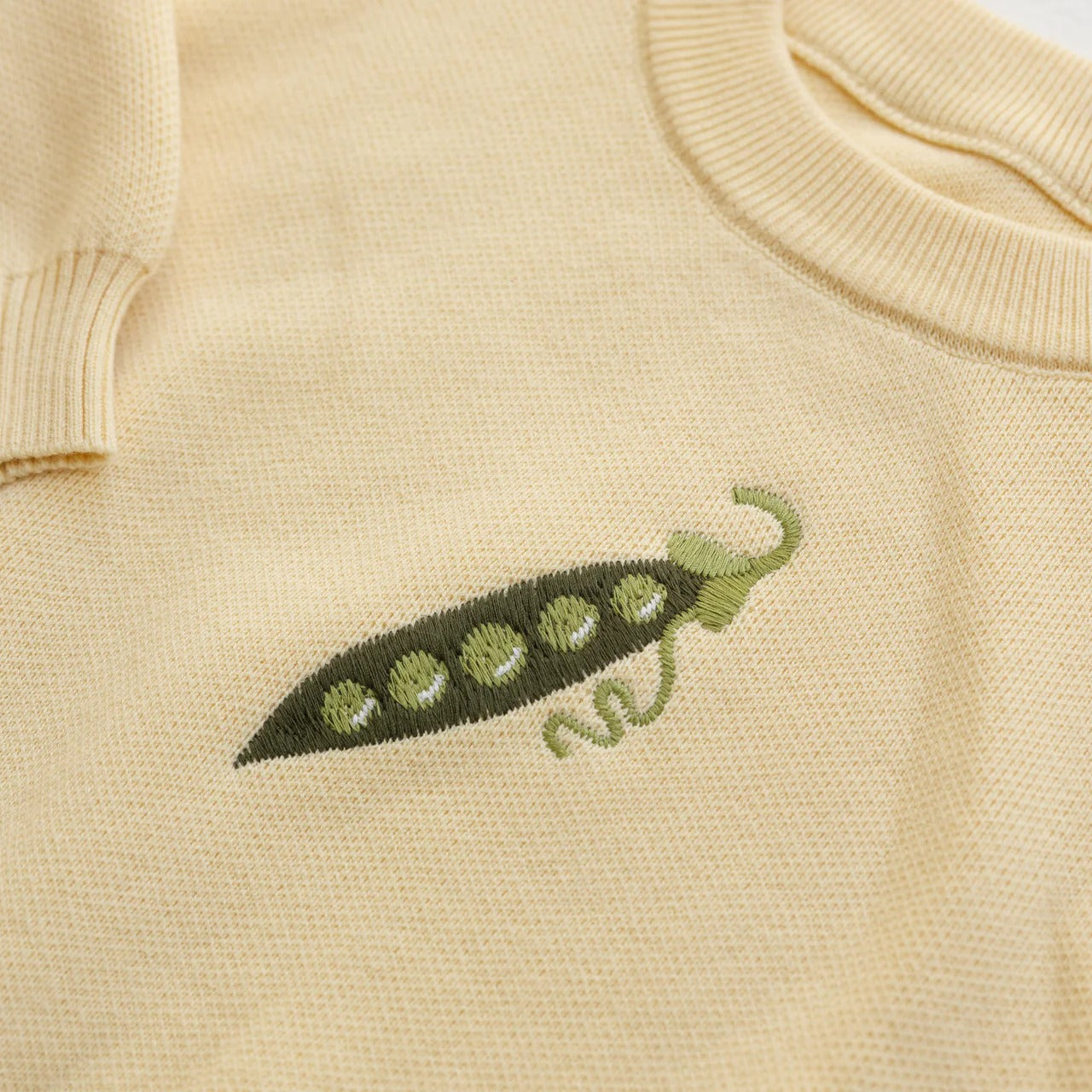 Organic Cotton Pea Pod Knit Jumper