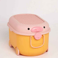 Thumbnail for Yellow & Pink Pig Ride a Long Storage