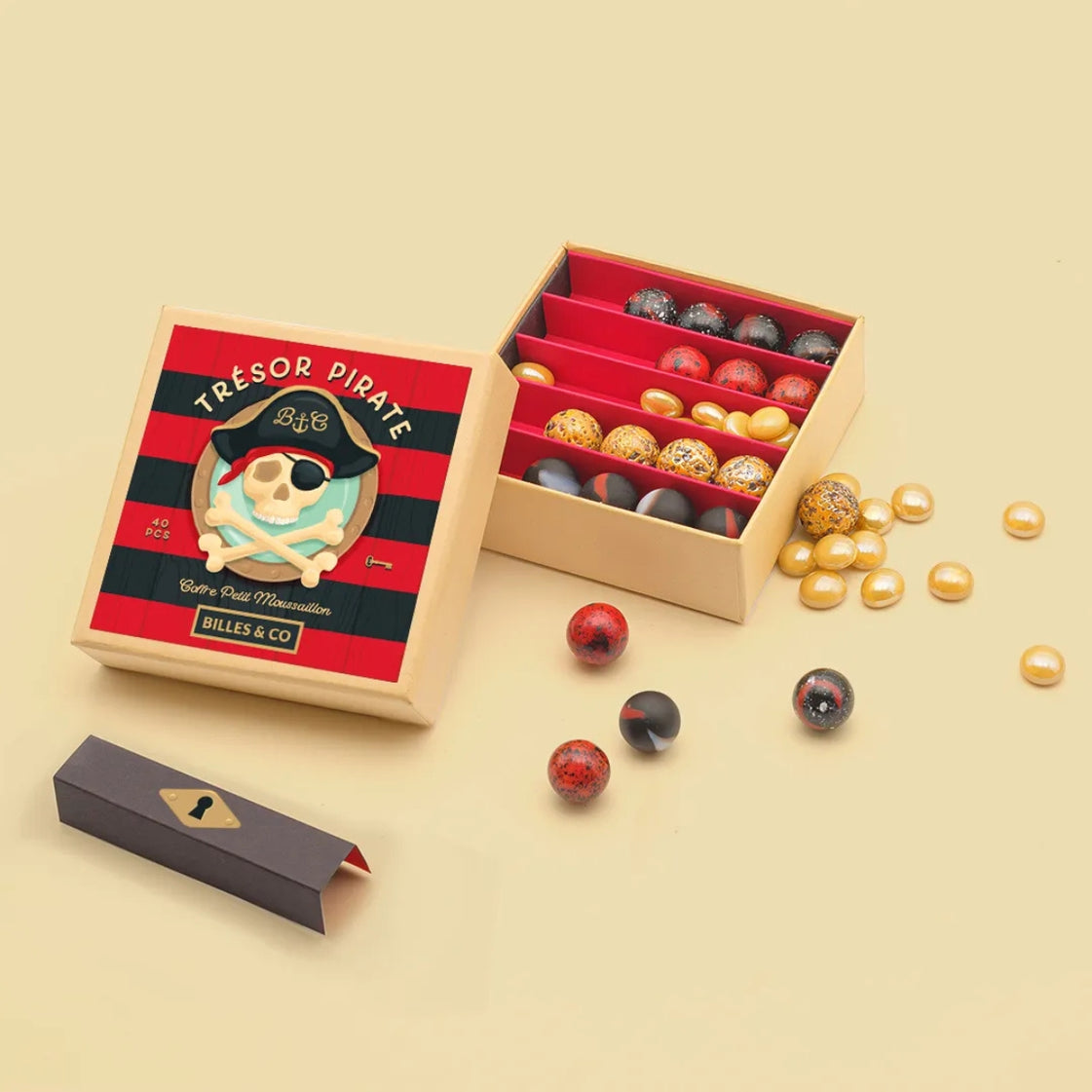 Marble Treasure Mini Box - Pirate Treasure