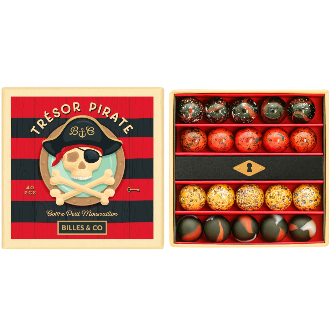 Marble Treasure Mini Box - Pirate Treasure