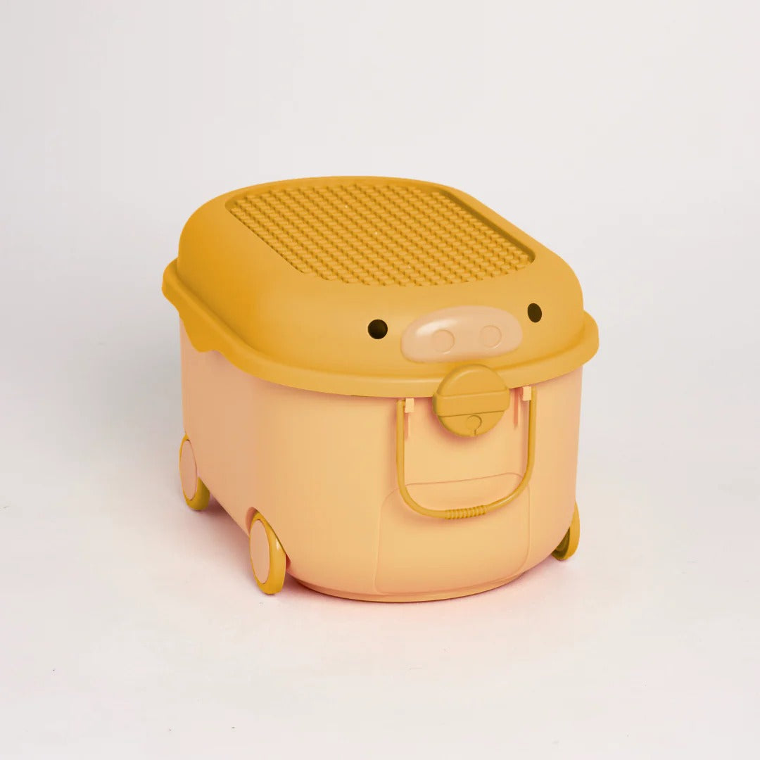 Popcorn Yellow Pig Ride a Long Storage