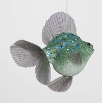 Thumbnail for Seafoam Angel Fish Decoration Green Blue
