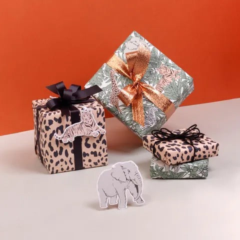 Serengeti Green Wrapping Paper