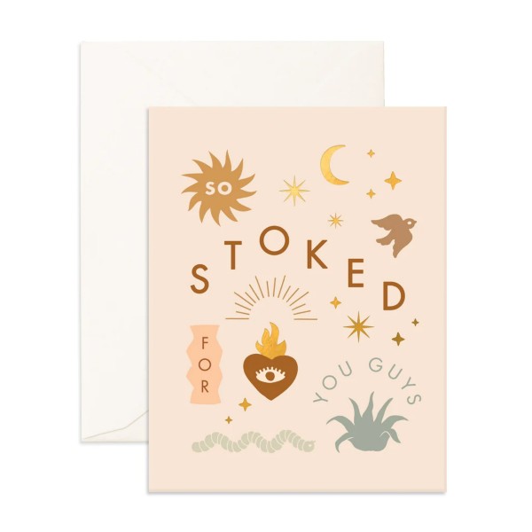 So Stoked Greeting Card