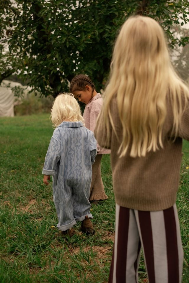 Organic Speckle Knit Cardigan Oatmilk