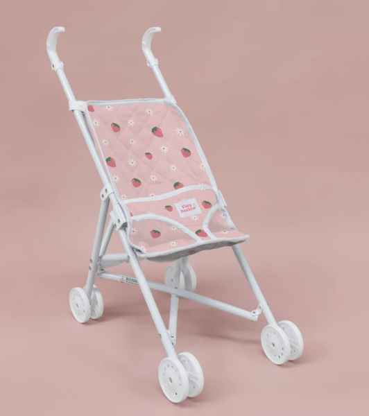 Folding Doll Stroller - Strawberry Picnic