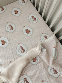 Thumbnail for Sweet Squeak Fitted Cot Sheet