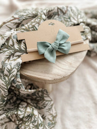 Thumbnail for Teal Bow Baby Headband