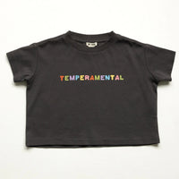 Thumbnail for Temperamental Boxy Tee Charcoal
