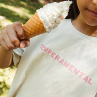 Thumbnail for Temeramental Boxy Tee Cream