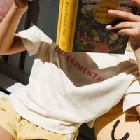 Thumbnail for Temeramental Boxy Tee Cream