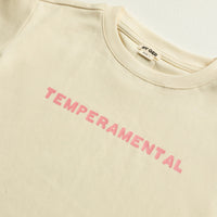 Thumbnail for Temeramental Boxy Tee Cream