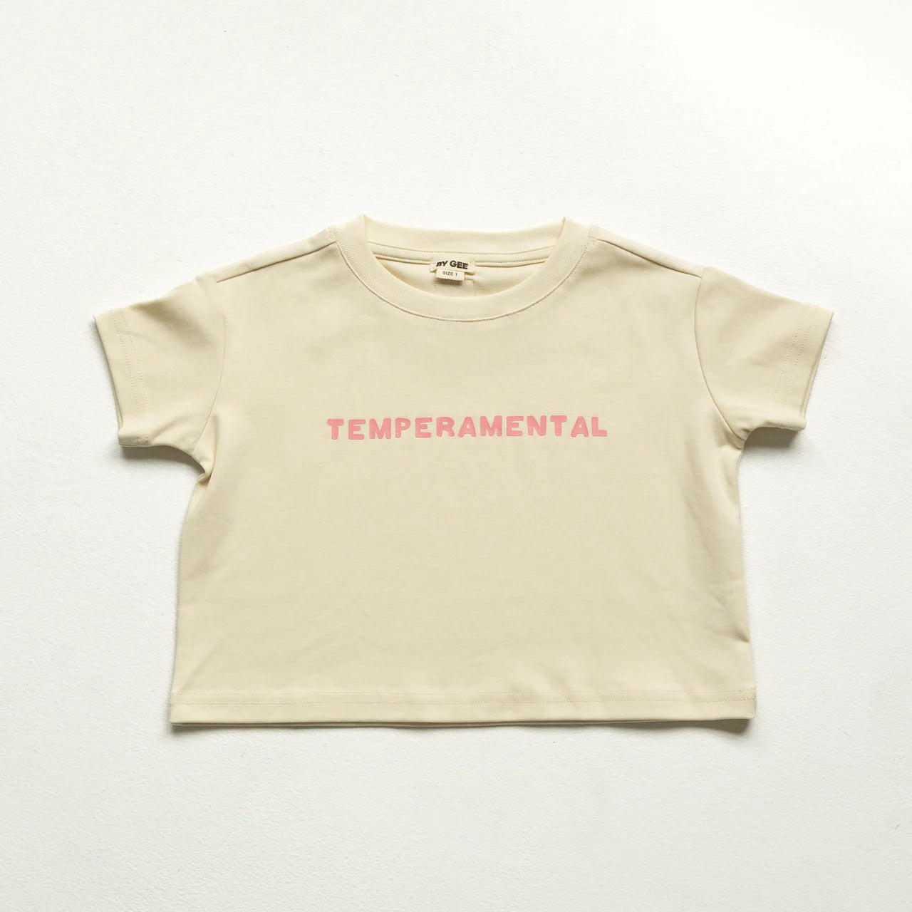 Temeramental Boxy Tee Cream