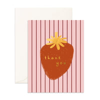 Thumbnail for Thank You Strawberry Greeting Card