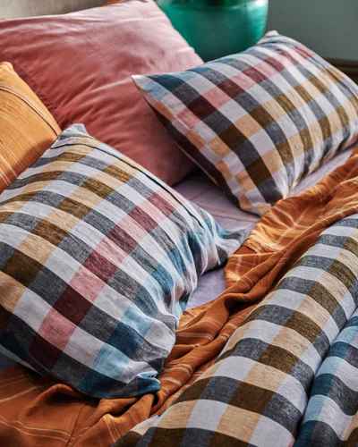 Treasure Tartan Organic Cotton Pillowcase