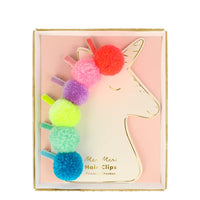 Thumbnail for Pompom Unicorn Hair Clips