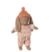 Thumbnail for Maileg Winter Bunny Micro Brown Rose