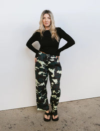 Thumbnail for Mumza Twill Pants in Camo