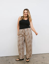 Thumbnail for Mumza Twill Pants in Leopard