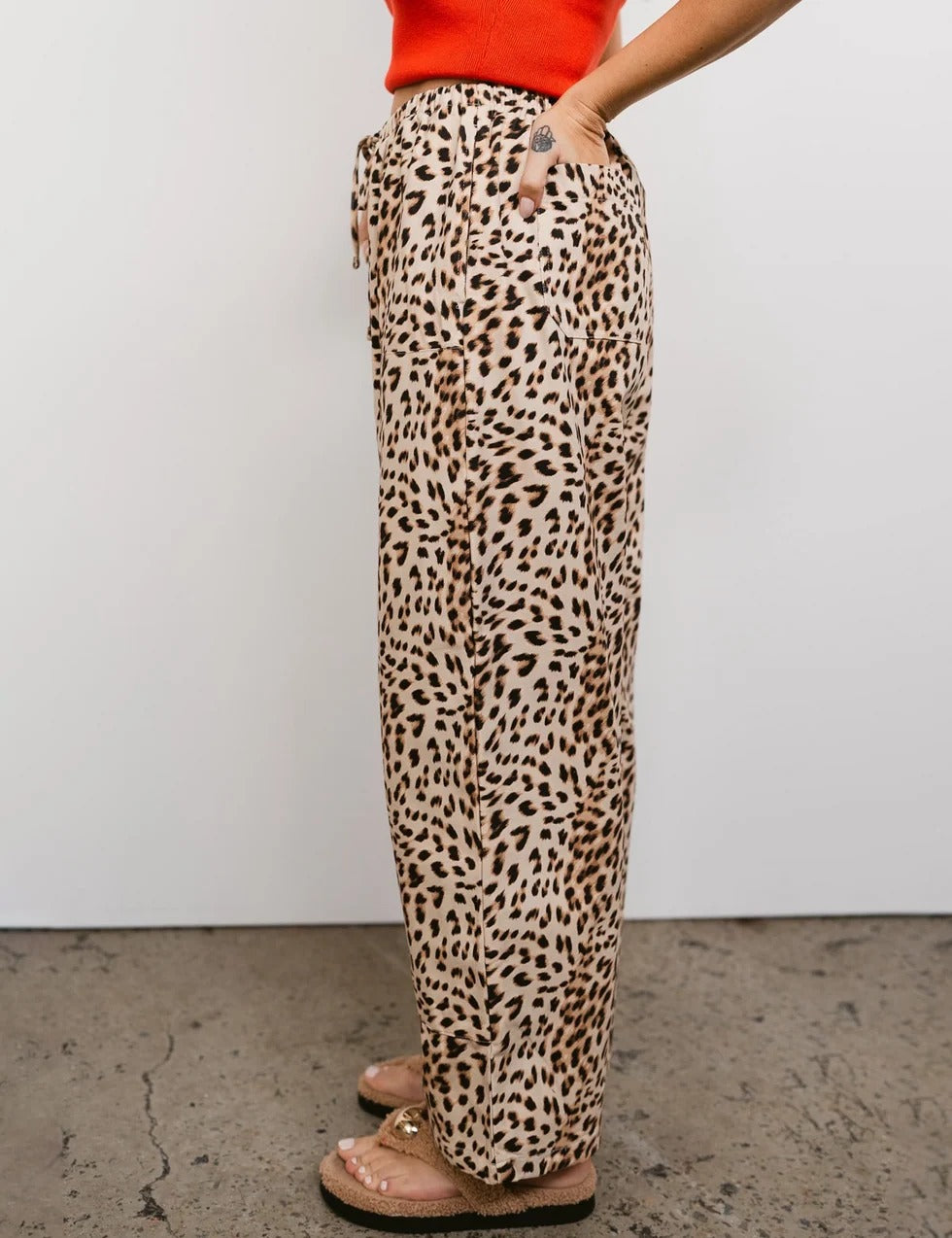 Mumza Twill Pants in Leopard