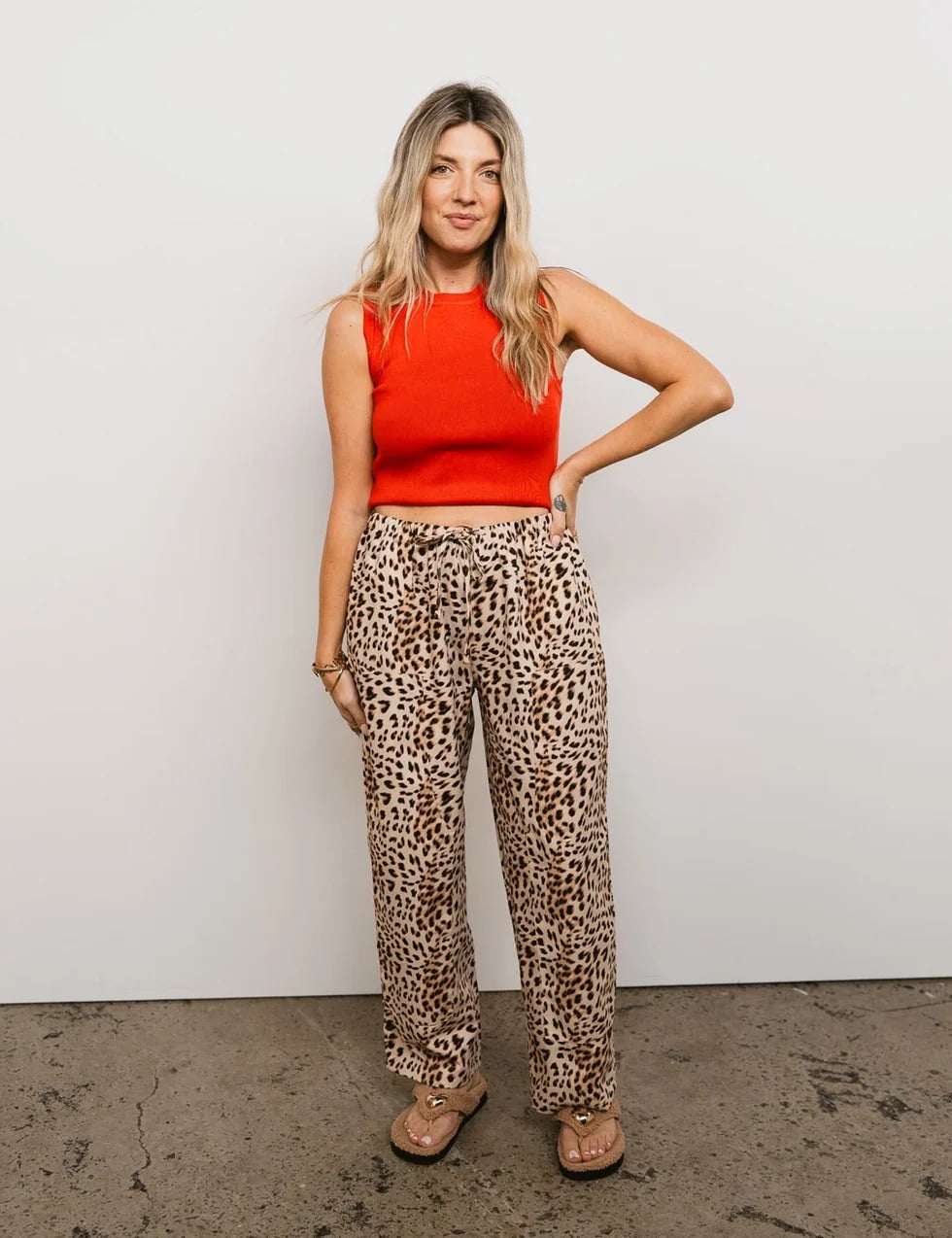 Mumza Twill Pants in Leopard