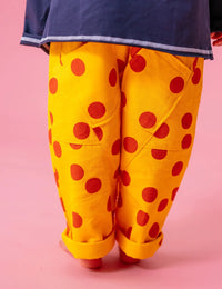Thumbnail for Pocket Pants in Yellow Polka
