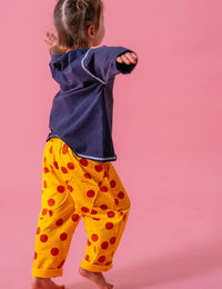 Thumbnail for Pocket Pants in Yellow Polka