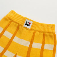 Thumbnail for Check Knit Pants Honey