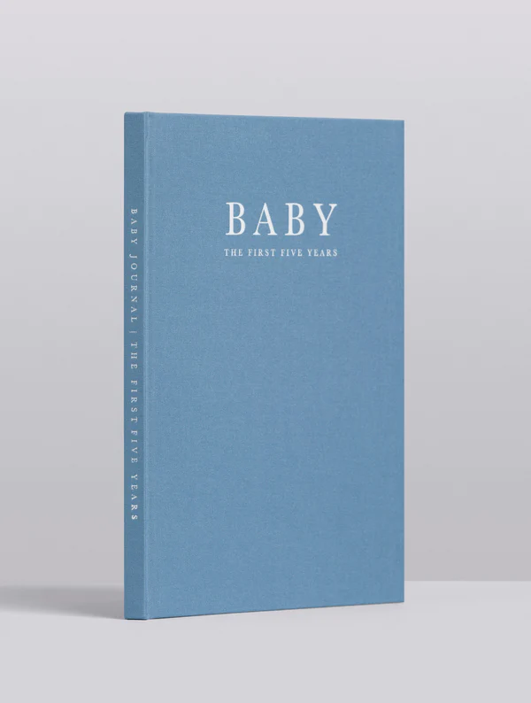 Birth to Five Years Baby Journal - Blue