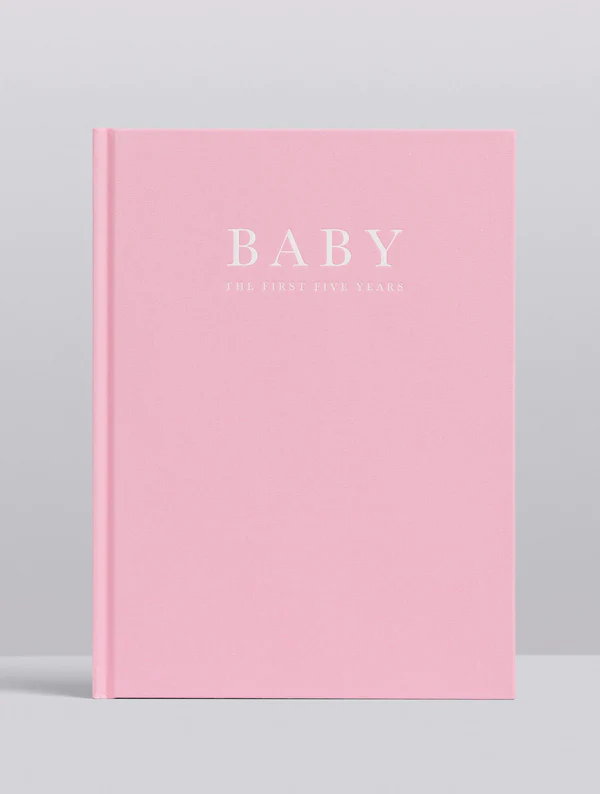 Birth to Five Years Baby Journal - Pink