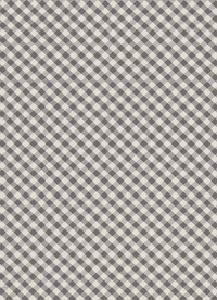 Thumbnail for Charcoal Gingham Cot Fitted Sheet