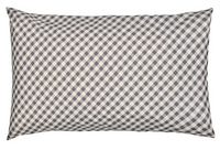 Thumbnail for Charcoal Gingham Pillowcase