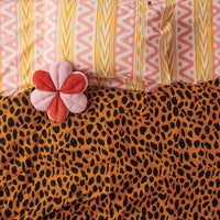 Thumbnail for Cheetah Wool Blend Knitted Blanket