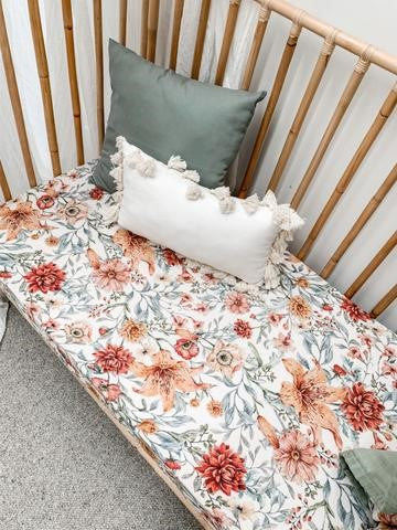 Le Piccadilly Muslin Sheets - Cot