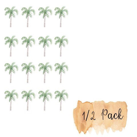 Palm Tree Wall Decals - Half Pack