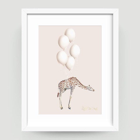 Giraffe Balloons - A3