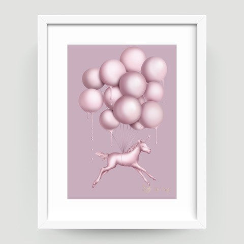 Unicorn Balloons - A3