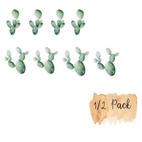 Cacti Wall Decals - Half Pack