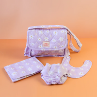 Thumbnail for Lilac Daisy Nappy Bag Set