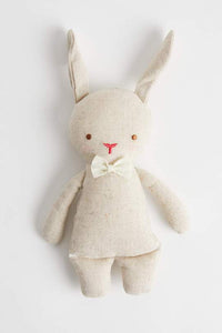 Thumbnail for Linen Mini Rattle Bunny