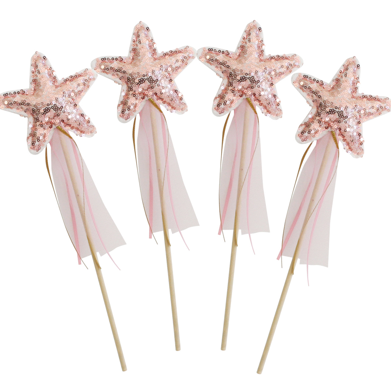 Star Wand Sequin Rose Gold