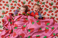 Thumbnail for Strawberry Delight Knitted Blanket